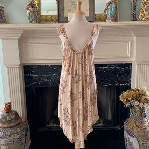 NWOT “Free People” ruffle neckline dress/top